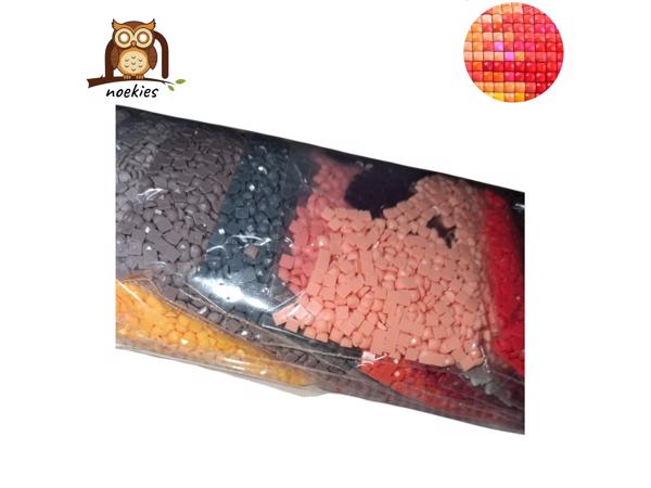 nr 36 Diamond Painting zandloper kunst 50x40cm (vierkant)