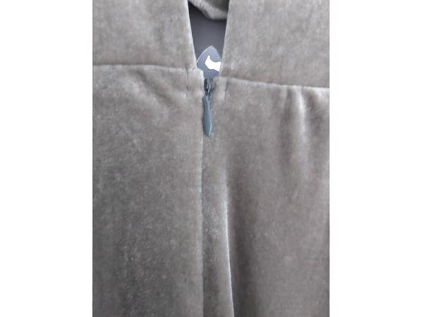 Avond winter jurk grijs met strass L