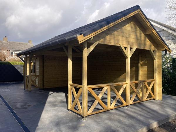 MAATWERK: blokhutten, woonunits, bijgebouwen.