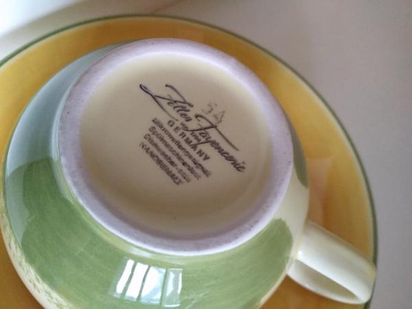 leuke Zeller Fayencerie Germany kopje en schotel
