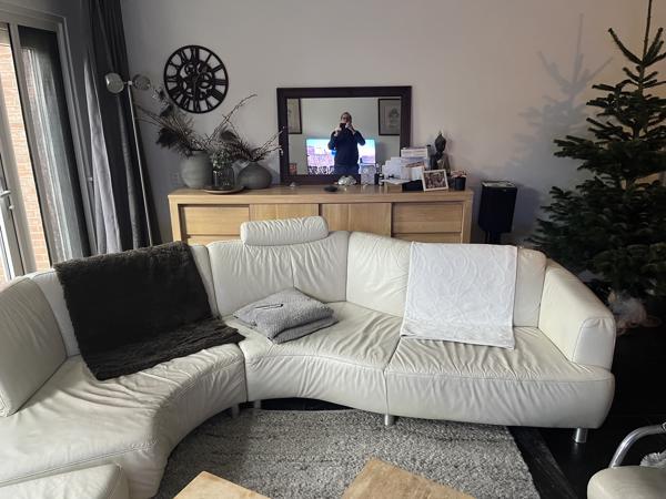 Bijzondere lederen bank