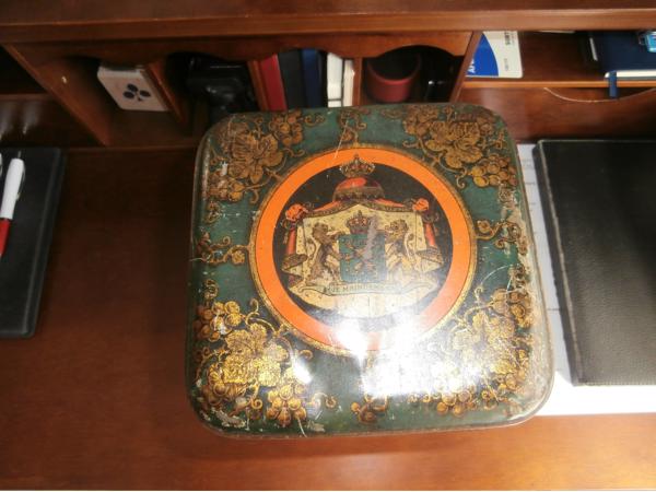 Zeer oude Van Melle Blik