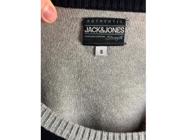 Jack&amp;Jones trui grijs/zwart 1975