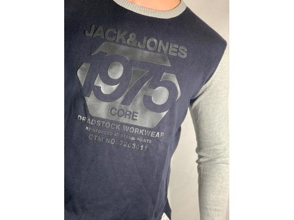 Jack&amp;Jones trui grijs/zwart 1975