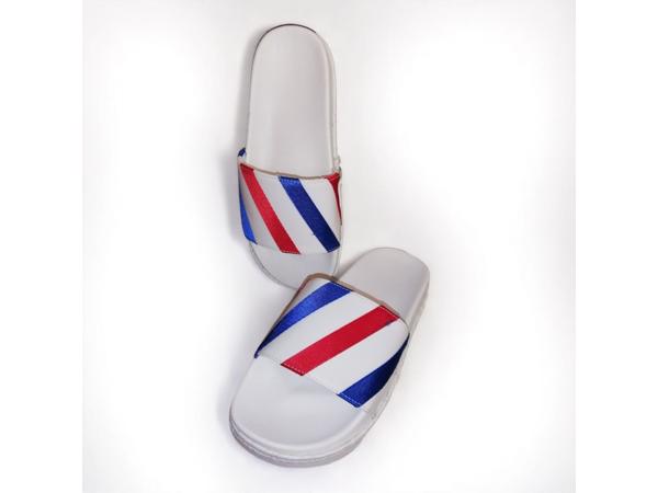 Slippers rood wit blauw 36