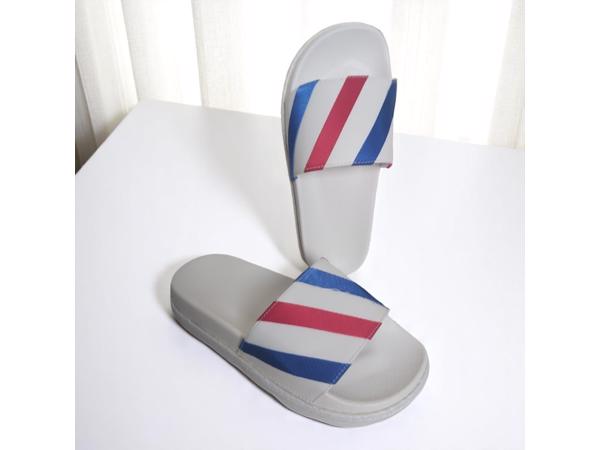 Slippers rood wit blauw 36