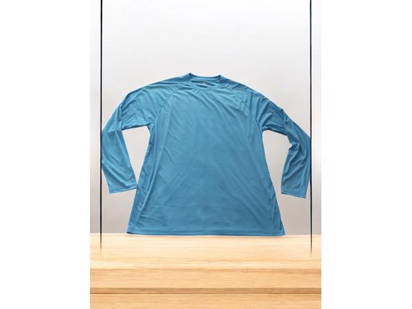 Heren longsleeve shirt lichtblauw 3XL