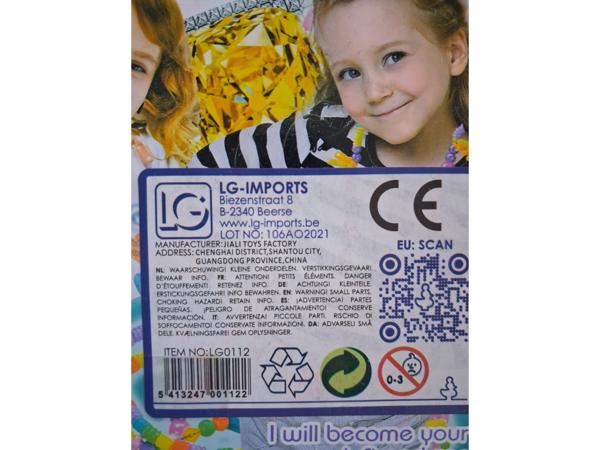 Maak je eigen armband blauw vanaf 6 jaar