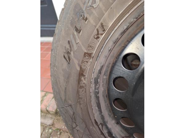 Winterbanden op stalen velgen tiguan 5x112