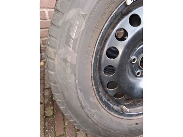 Winterbanden op stalen velgen tiguan 5x112