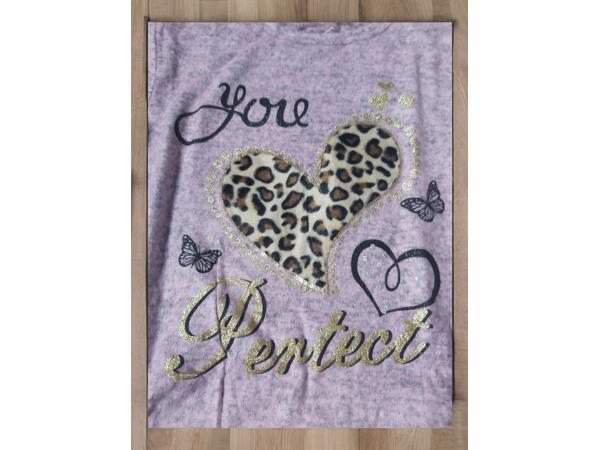 Seagull lange sweater panterprint you perfect glitter lila 1