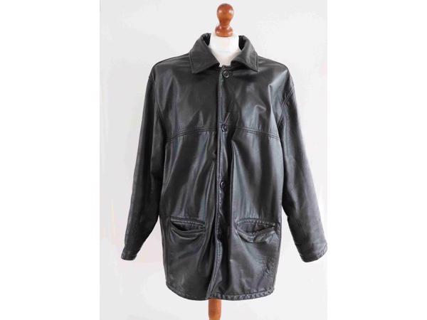 Leren Jas van Leather Style oversized Maat XXL z.g.a.n.