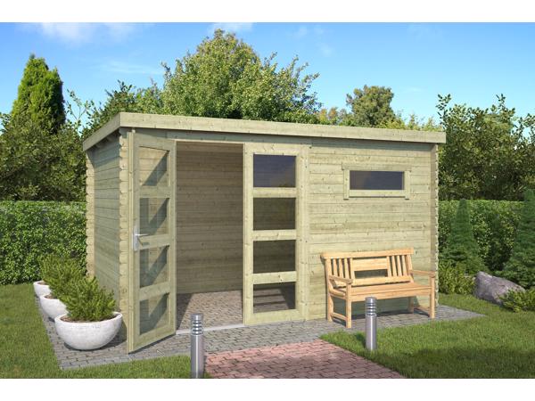 Blokhut Timian 380x230 Onbehandeld vuren