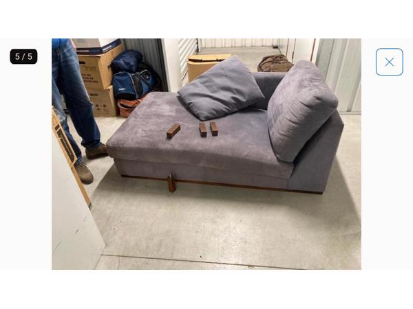 Mooie grijze sofa