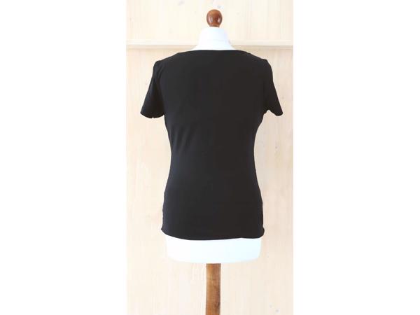 Mooi zacht bodyforming-shirt, zwart maat 36 of 38 (nieuw)