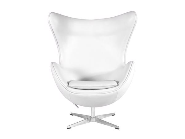 Stoel Egg chair design Jacobsen imitatie leer