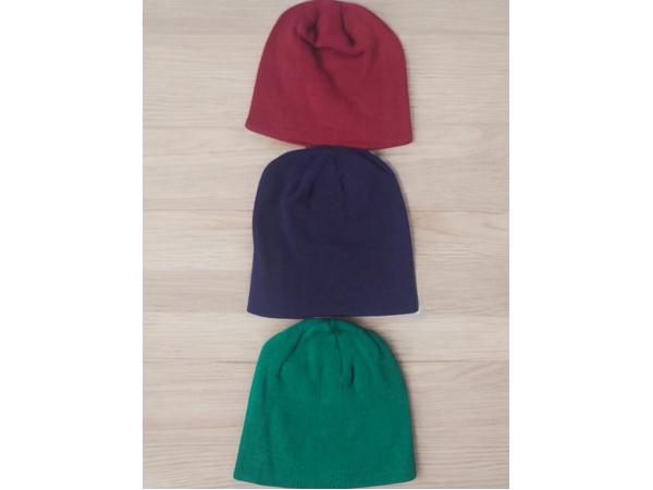 3x effen kinder winter mutsen one size