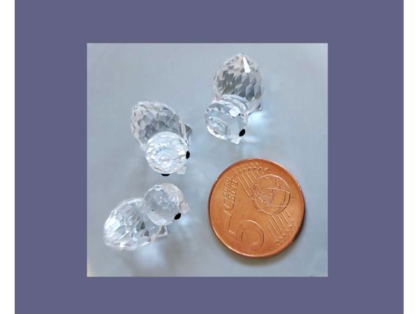 Swarovski Kuikentjes set van drie met doos en certificaat