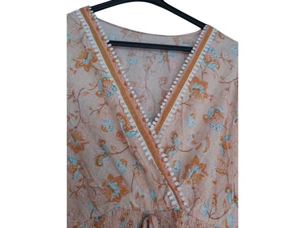 Ibiza style lange zomerjurk L