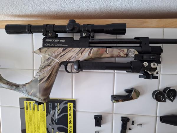 Artemis CP2 CO2 repeteer karabijn / pistool 4,5mm .177