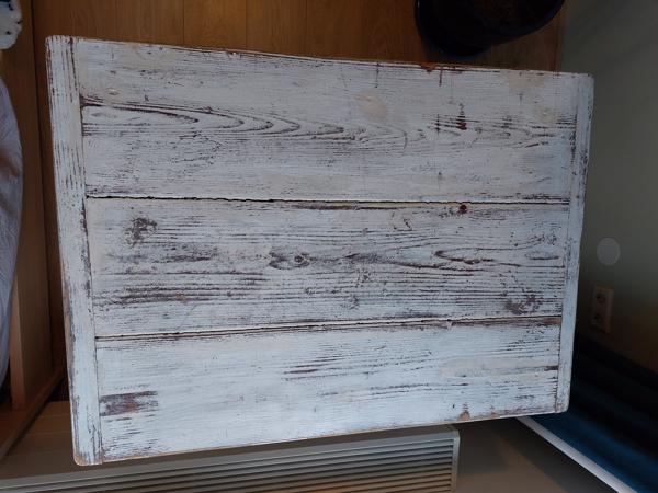 White wash houten tafel 100x71x80