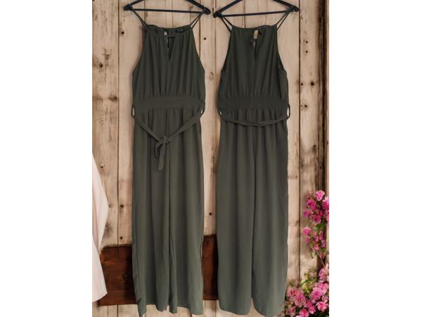 Jumpsuit khaki one size 34/36/38