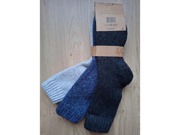 3 Paar Dikke Alpaka Wollen Sokken Maat 39-42