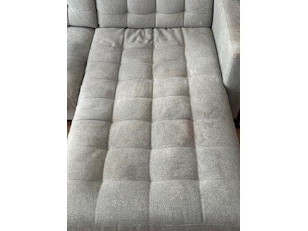 3-zits bank met vlekken - met een beetje liefde weer als nieuw