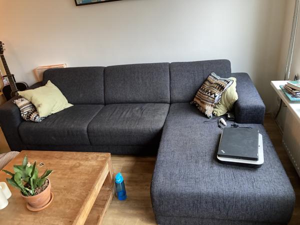 Hoekbank(2.5zits en lounge gedeelte)