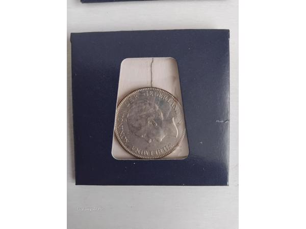 Zilveren guldens wilhelmina,opgestoken haar v 1922 tot 1925