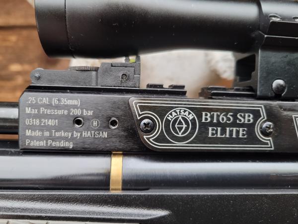 Hatsan BT65 Elite SB cal 25 Nieuwstaat!!
