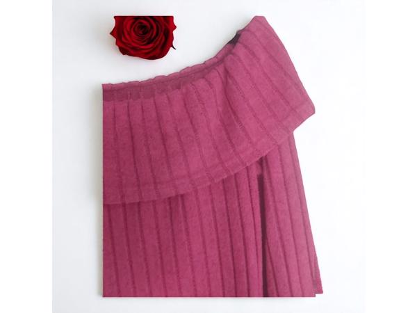 Offshoulder jurk roze XXL