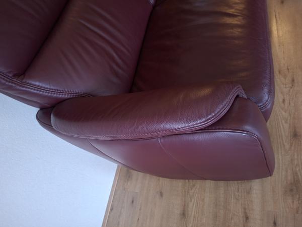 2 zits bankstel leer