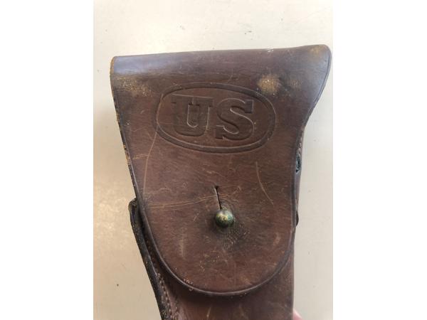 Oude leren holster US