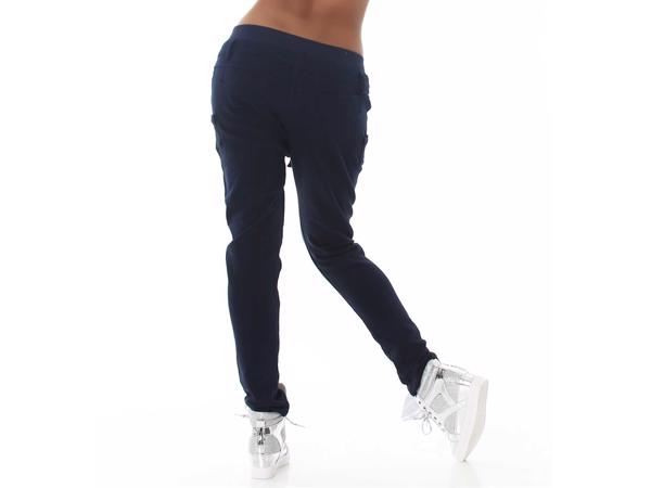 Relaxbroek, joggingbroek, donkerblauw, maat 36 (nieuw)