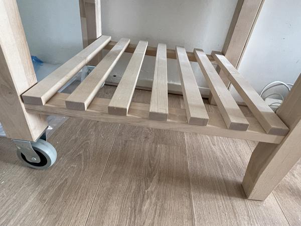 Ikea keukenblok roltafel - berkenhout