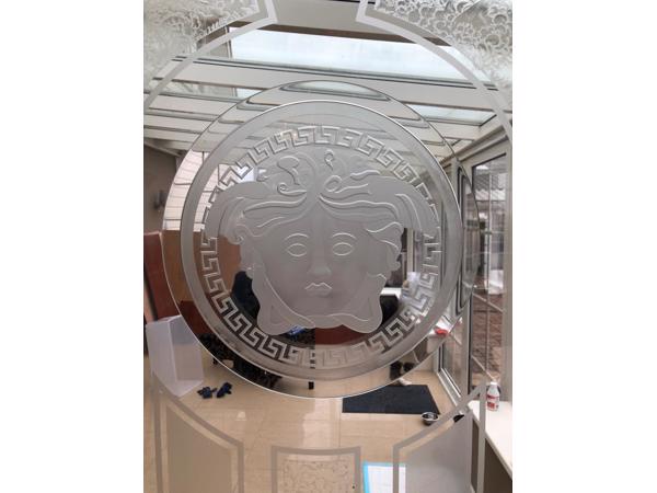 Versace stijl glazen deuren