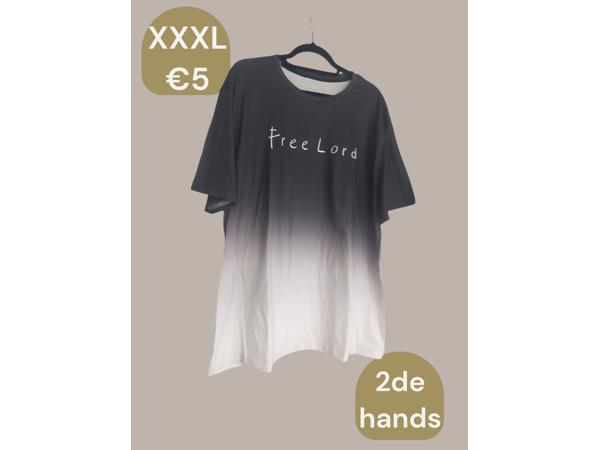 Heren T-Shirt Free Lord grijs XXXL