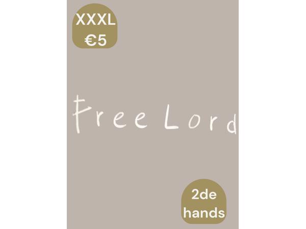 Heren T-Shirt Free Lord grijs XXXL