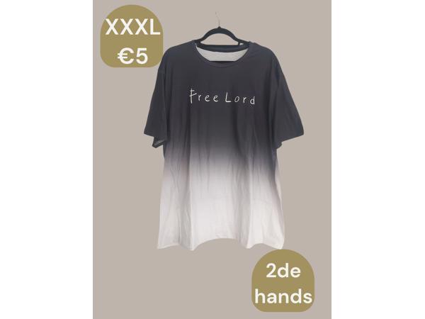 Heren T-Shirt Free Lord grijs XXXL