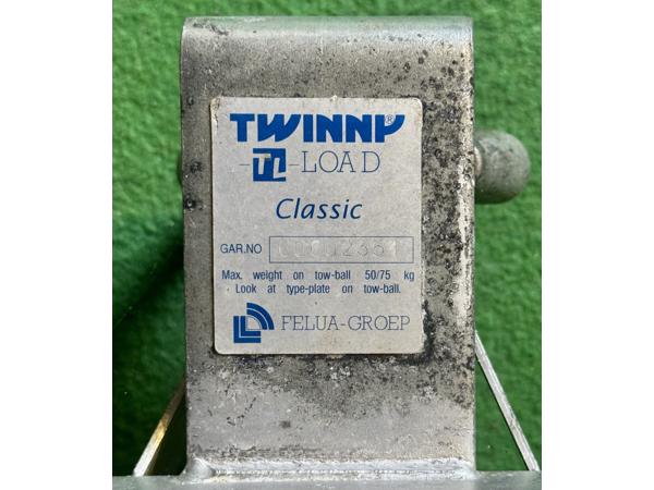 Fietsendrager Twinny Load Classic voor vierkante (trek)haak