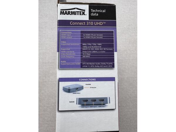MARMITEK CONNECT 310 UHD HDMI Auto Switcher