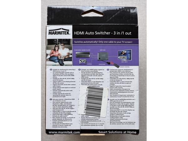 MARMITEK CONNECT 310 UHD HDMI Auto Switcher