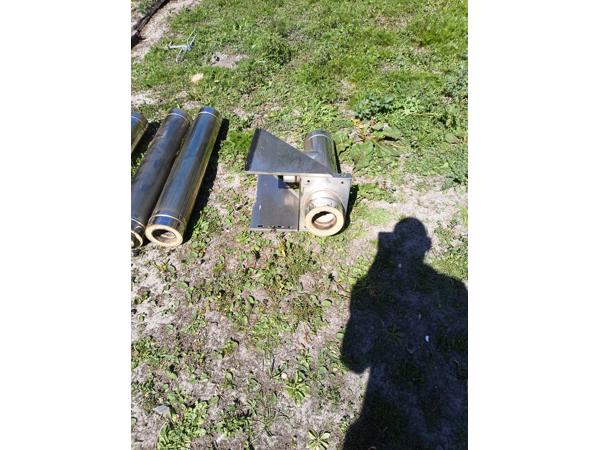 Kachelpijp dubbelwandig 10/16,5 cm + adres winkel voor extra