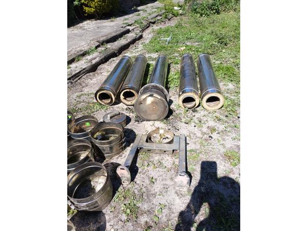 Kachelpijp dubbelwandig 10/16,5 cm + adres winkel voor extra