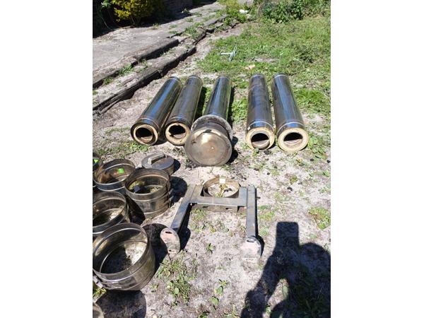 Kachelpijp dubbelwandig 10/16,5 cm + adres winkel voor extra