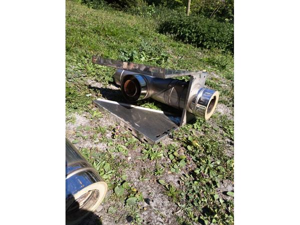 Kachelpijp dubbelwandig 10/16,5 cm + adres winkel voor extra