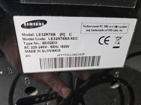 Samsung LE32R76B tv met afstandsbediening