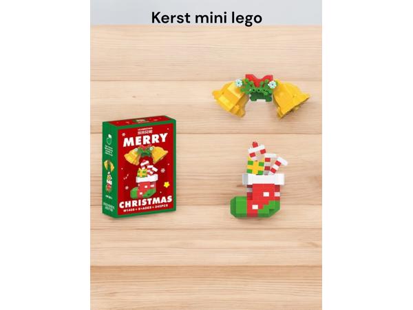 Kerst blokken speel set kerst sok en kerstbellen - cadeau ti