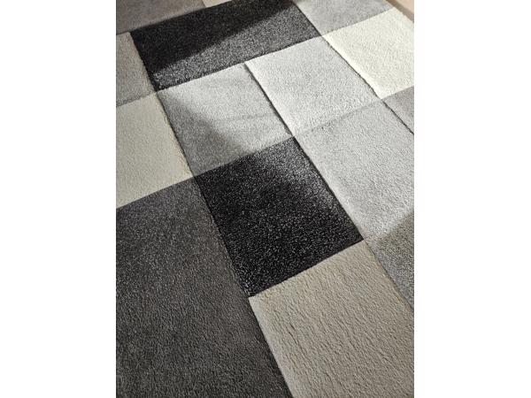 Vloerkleden, grijs, zwart, wit
